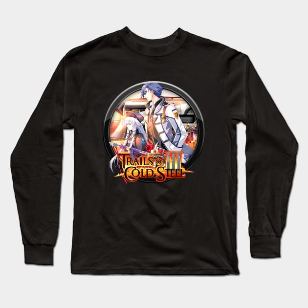 Trails of Cold Steel In Circle Logo XIII Long Sleeve T-Shirt by RayyaShop